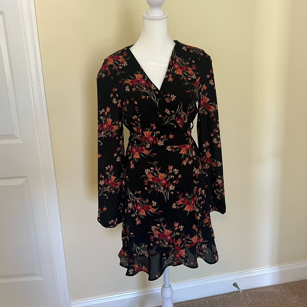 Floral cross dress
